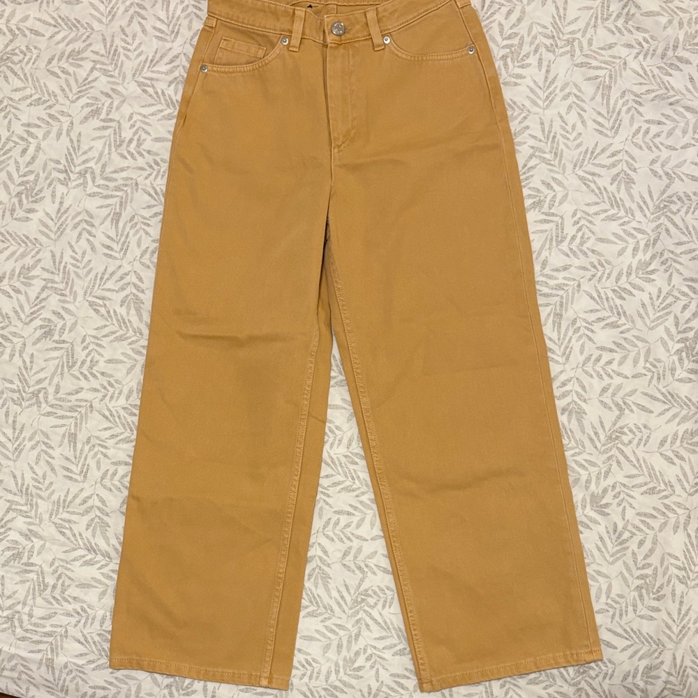 Monki Tan Wide Leg Pants